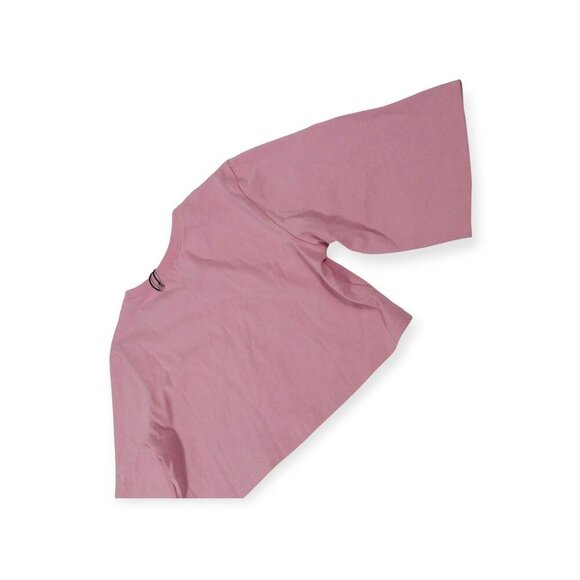 Loewe Blurred Anagram Cotton Cropped T-shirt In Pink RARE SZ L - Picture 3 of 15